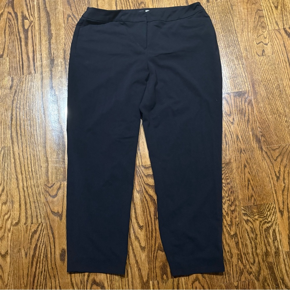 Liz Claiborne Black Dress Pants Straight-Leg Formal